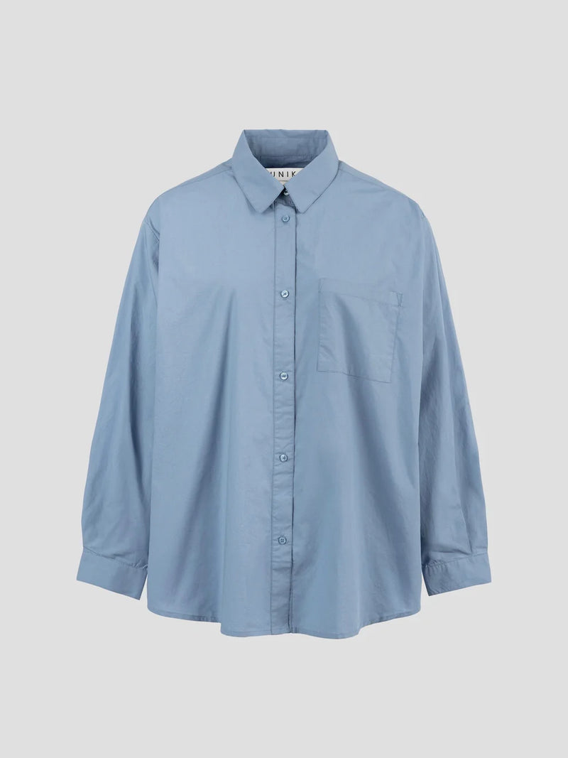 Ocean Shirt, Faded Blue Denim