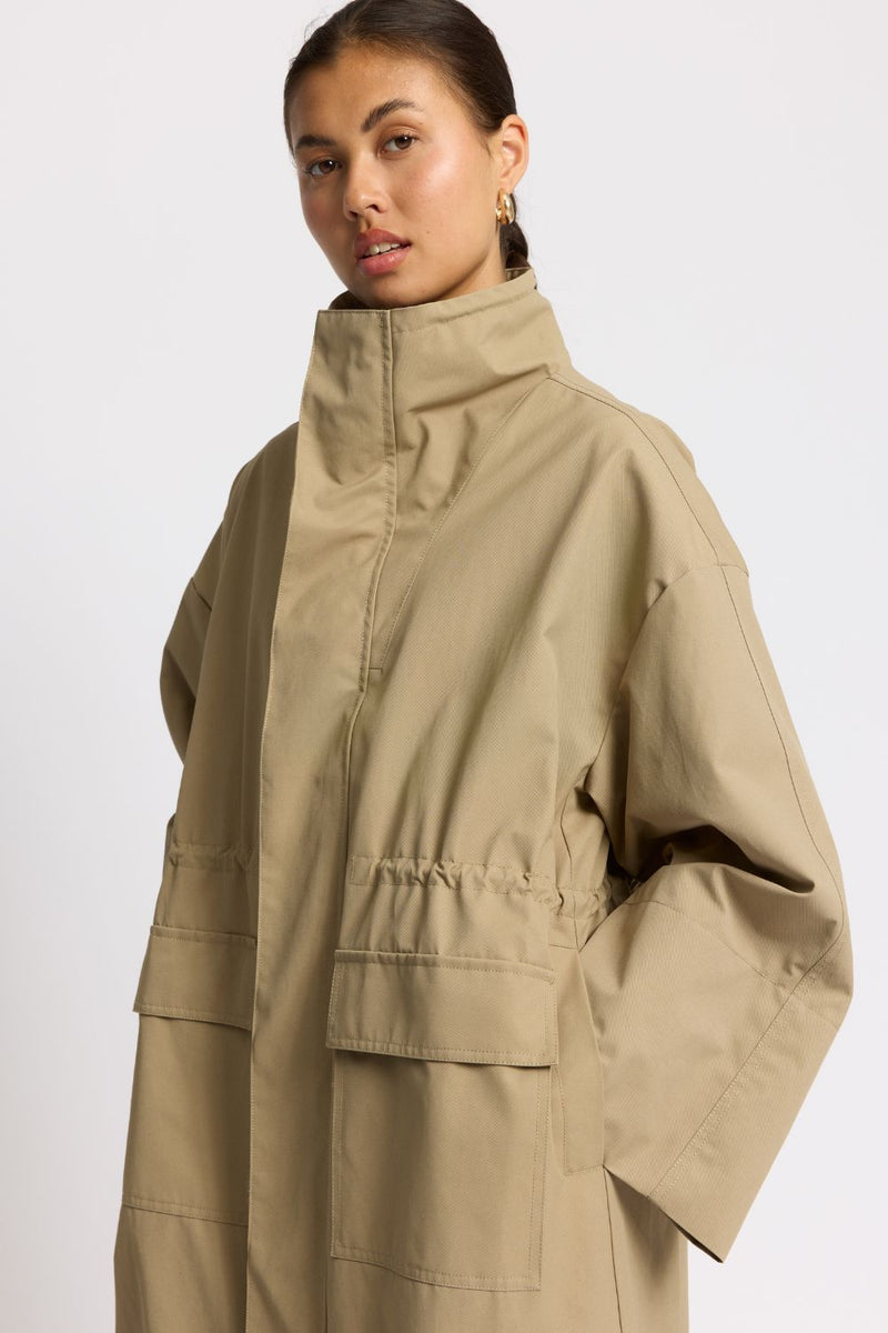 Tech Coat Cloud, Beige Taupe