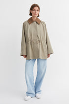 Gaby Parka Jacket, Stone Moss