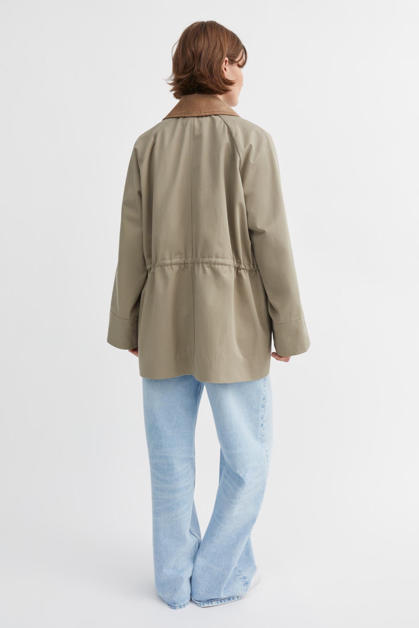 Gaby Parka Jacket, Stone Moss