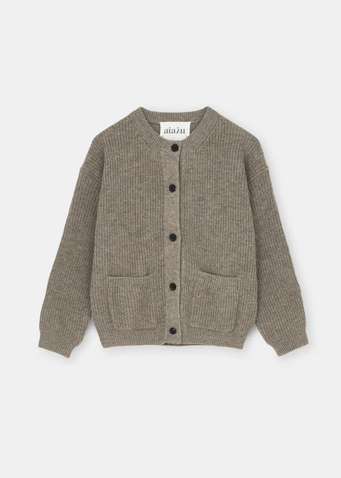 Bine wool cardigan, Pure Soil