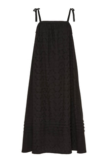 Emanuela Long Dress, Black