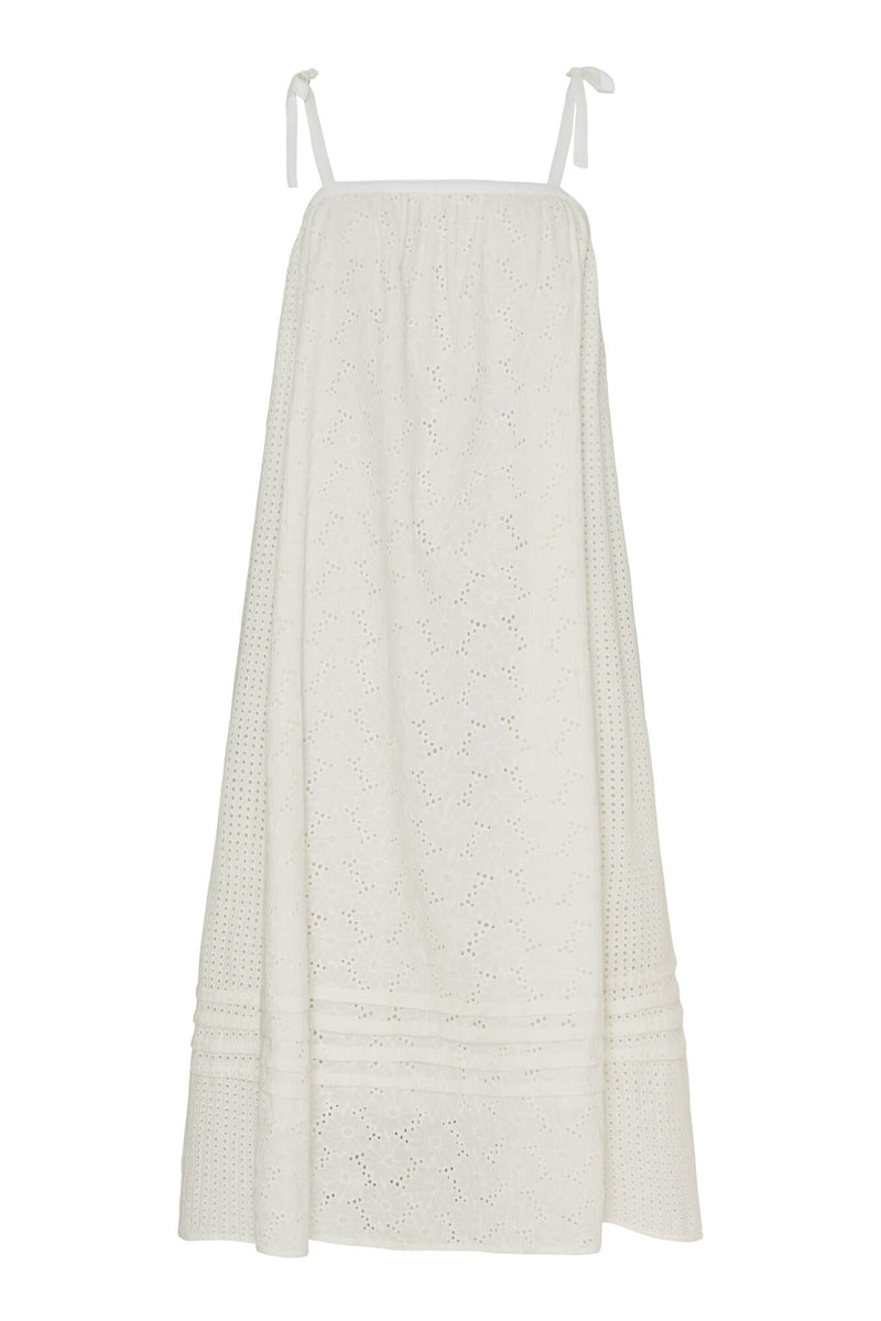 Emanuela Long Dress, White