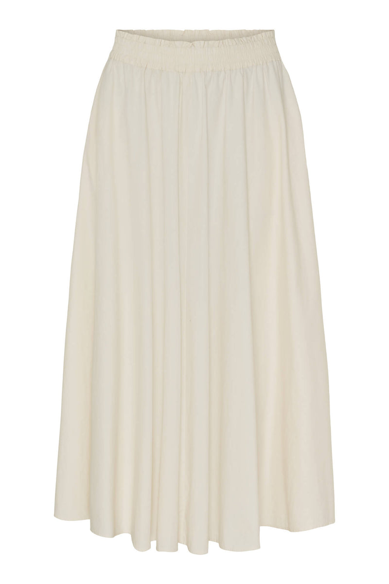 Irissa Midi Skirt, White Sand