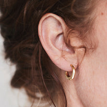 Chunky Hoop Ørering, 18K Gold