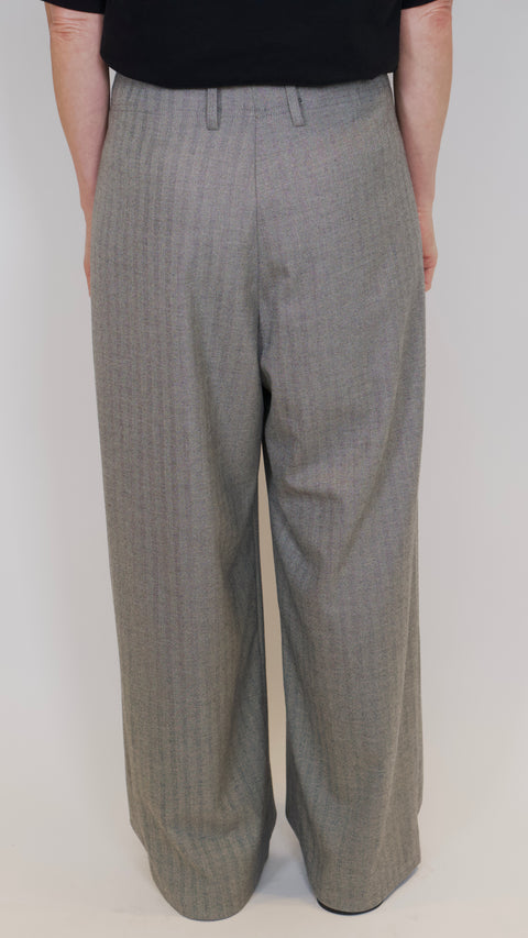 LouLou Pants, Herringbone Grey