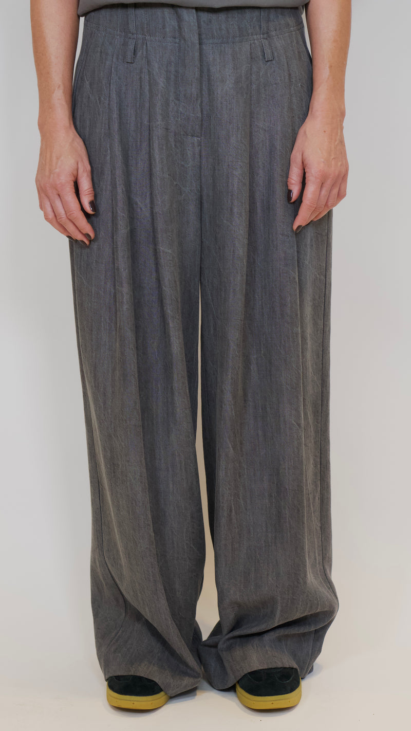 LouLou Pants, Grey Denim