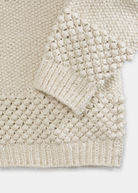 Daniela wool sweater, Pure Ecru