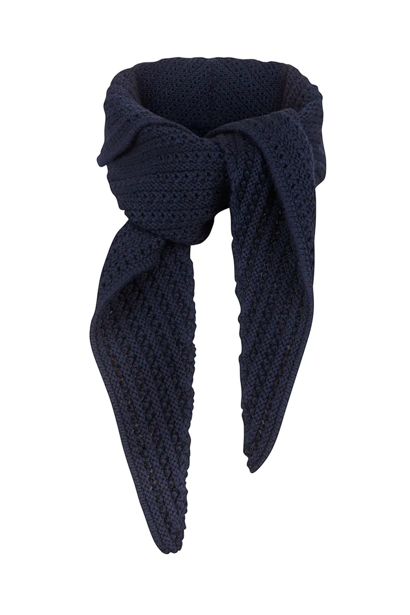 Magda Bandana Knit, Dark Sapphire