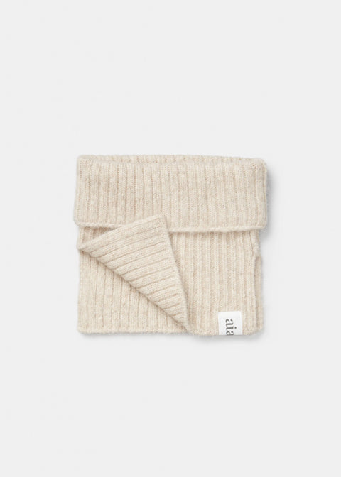 Nellie neck warmer, Pure Beige