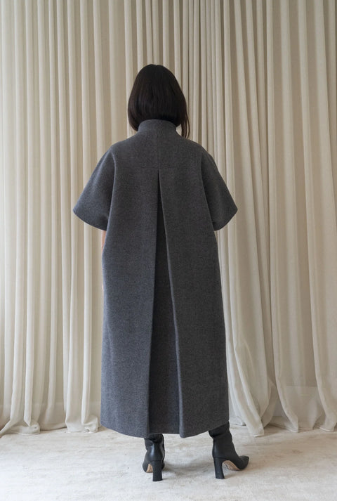 Mok Coat, Grey Melange