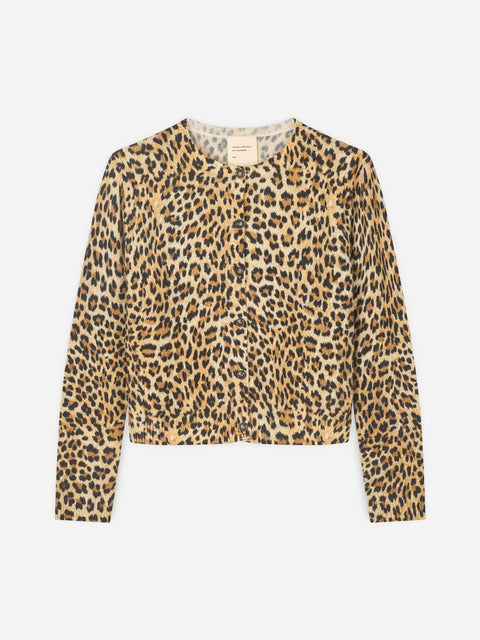 Womens o-cardigan, Leopard