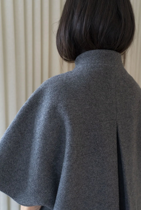 Mok Coat, Grey Melange