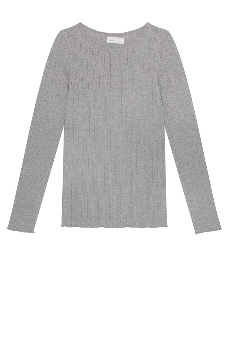 Edie Blouse, Grey Melange