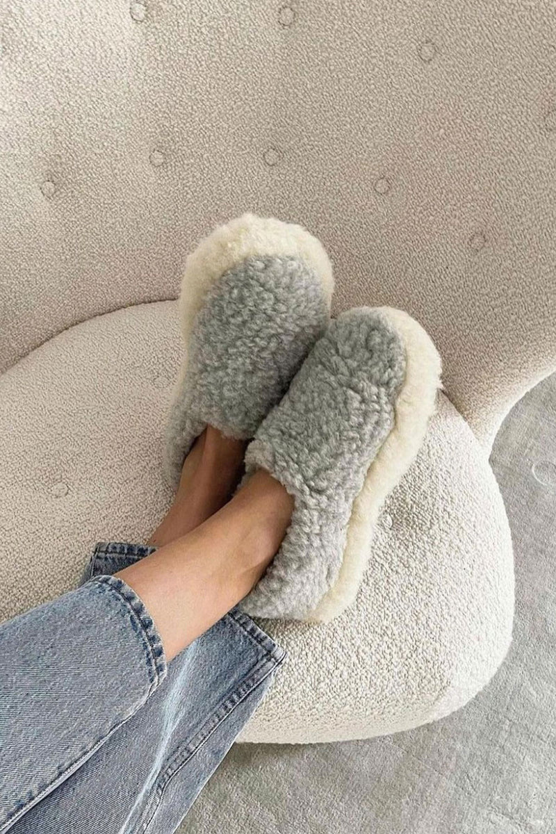 Slippers, Grey